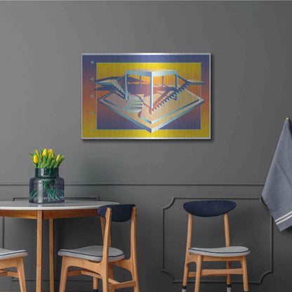 Luxe Metal Art 'Life Is But A Stage' by David Chestnutt, Metal Wall Art,36x24