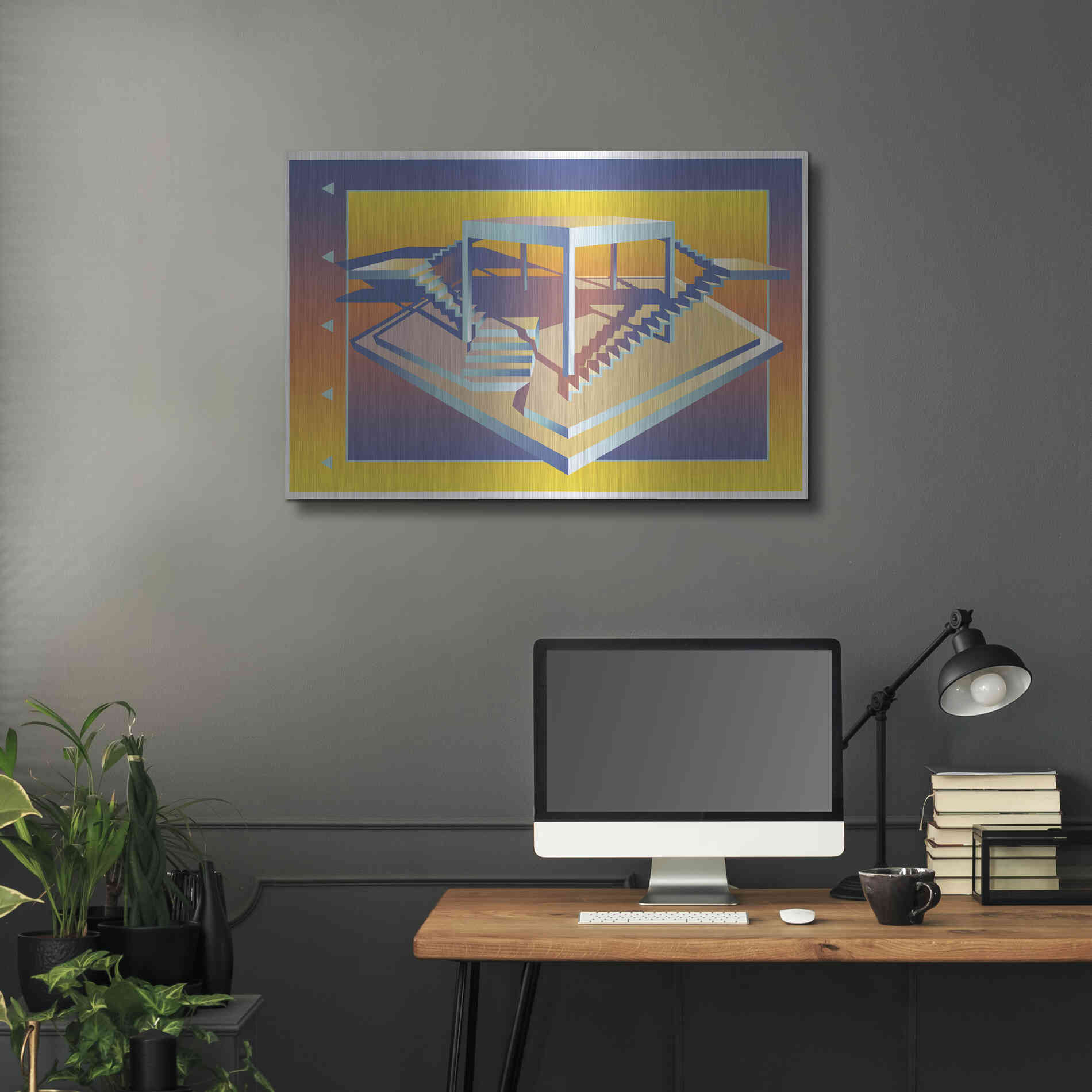 Luxe Metal Art 'Life Is But A Stage' by David Chestnutt, Metal Wall Art,36x24