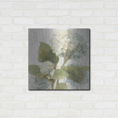 Luxe Metal Art 'Scented Cottage Florals IV Crop' by Danhui Nai, Metal Wall Art,24x24