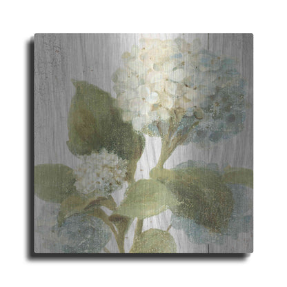 Luxe Metal Art 'Scented Cottage Florals IV Crop' by Danhui Nai, Metal Wall Art