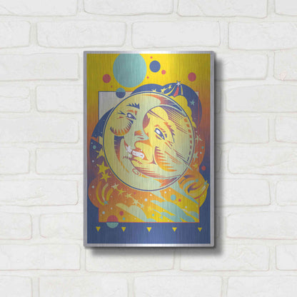 Luxe Metal Art 'Night And Day' by David Chestnutt, Metal Wall Art,12x16