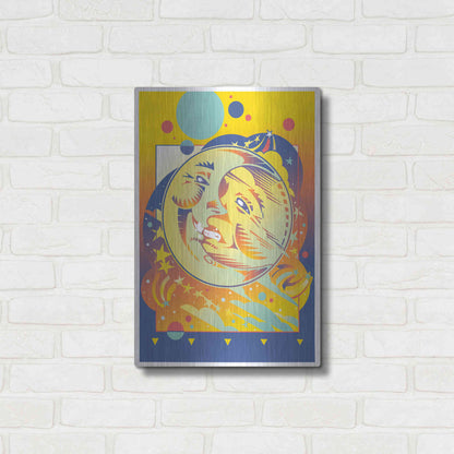 Luxe Metal Art 'Night And Day' by David Chestnutt, Metal Wall Art,16x24