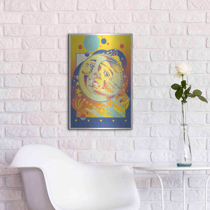 Luxe Metal Art 'Night And Day' by David Chestnutt, Metal Wall Art,16x24