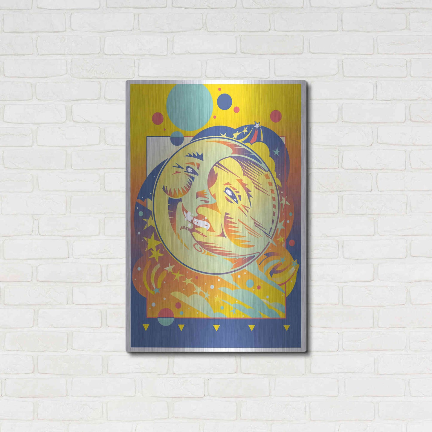 Luxe Metal Art 'Night And Day' by David Chestnutt, Metal Wall Art,24x36