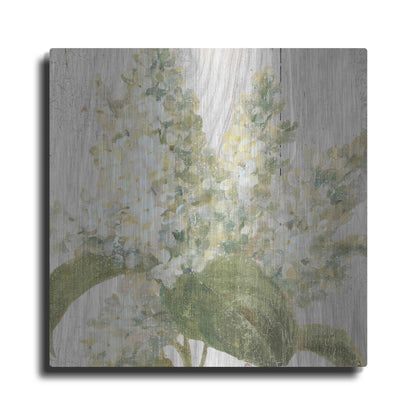Luxe Metal Art 'Scented Cottage Florals II Crop' by Danhui Nai, Metal Wall Art