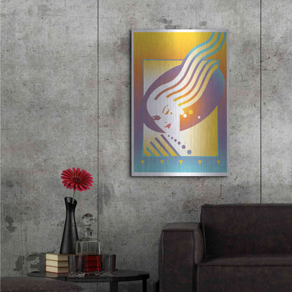 Luxe Metal Art 'Salon' by David Chestnutt, Metal Wall Art,24x36