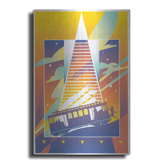 Luxe Metal Art 'San Francisco' by David Chestnutt, Metal Wall Art