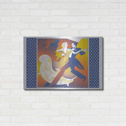 Luxe Metal Art 'Straussball' by David Chestnutt, Metal Wall Art,36x24