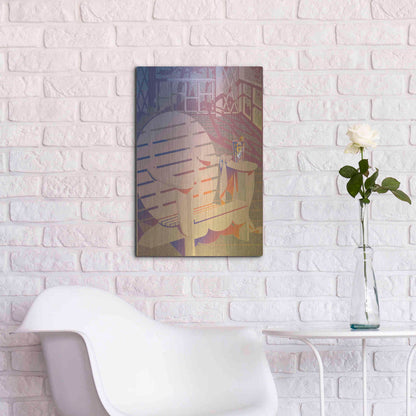 Luxe Metal Art 'Summer Porch' by David Chestnutt, Metal Wall Art,16x24