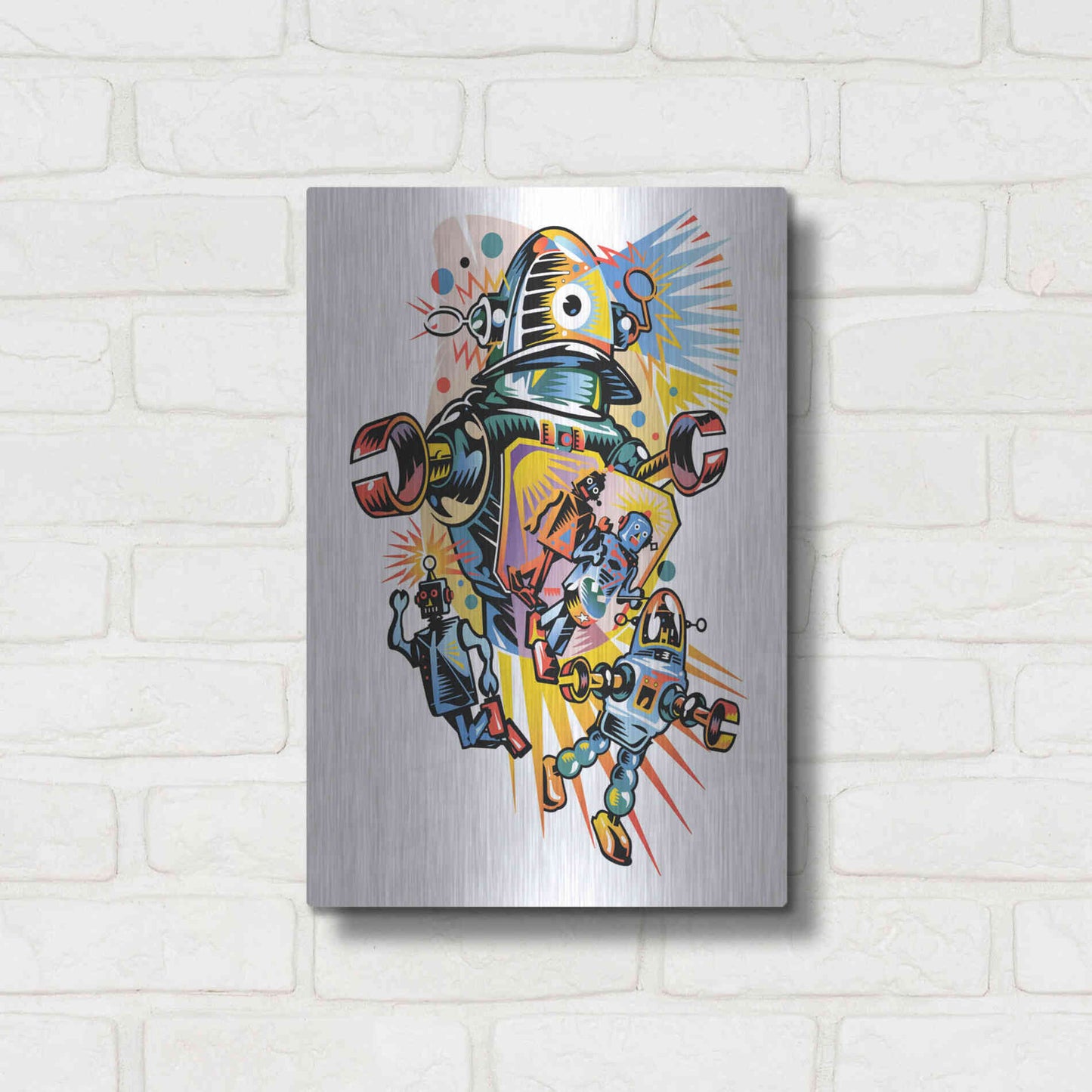 Luxe Metal Art 'Take Me To Your Client' by David Chestnutt, Metal Wall Art,12x16