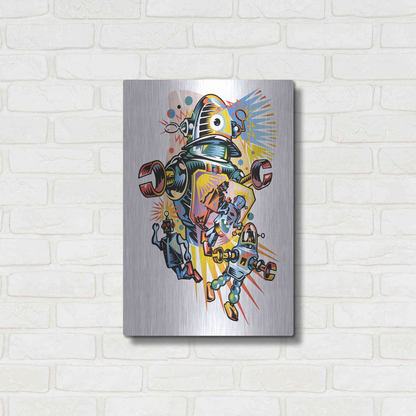 Luxe Metal Art 'Take Me To Your Client' by David Chestnutt, Metal Wall Art,16x24