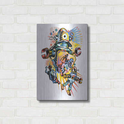 Luxe Metal Art 'Take Me To Your Client' by David Chestnutt, Metal Wall Art,16x24