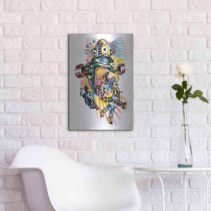 Luxe Metal Art 'Take Me To Your Client' by David Chestnutt, Metal Wall Art,16x24