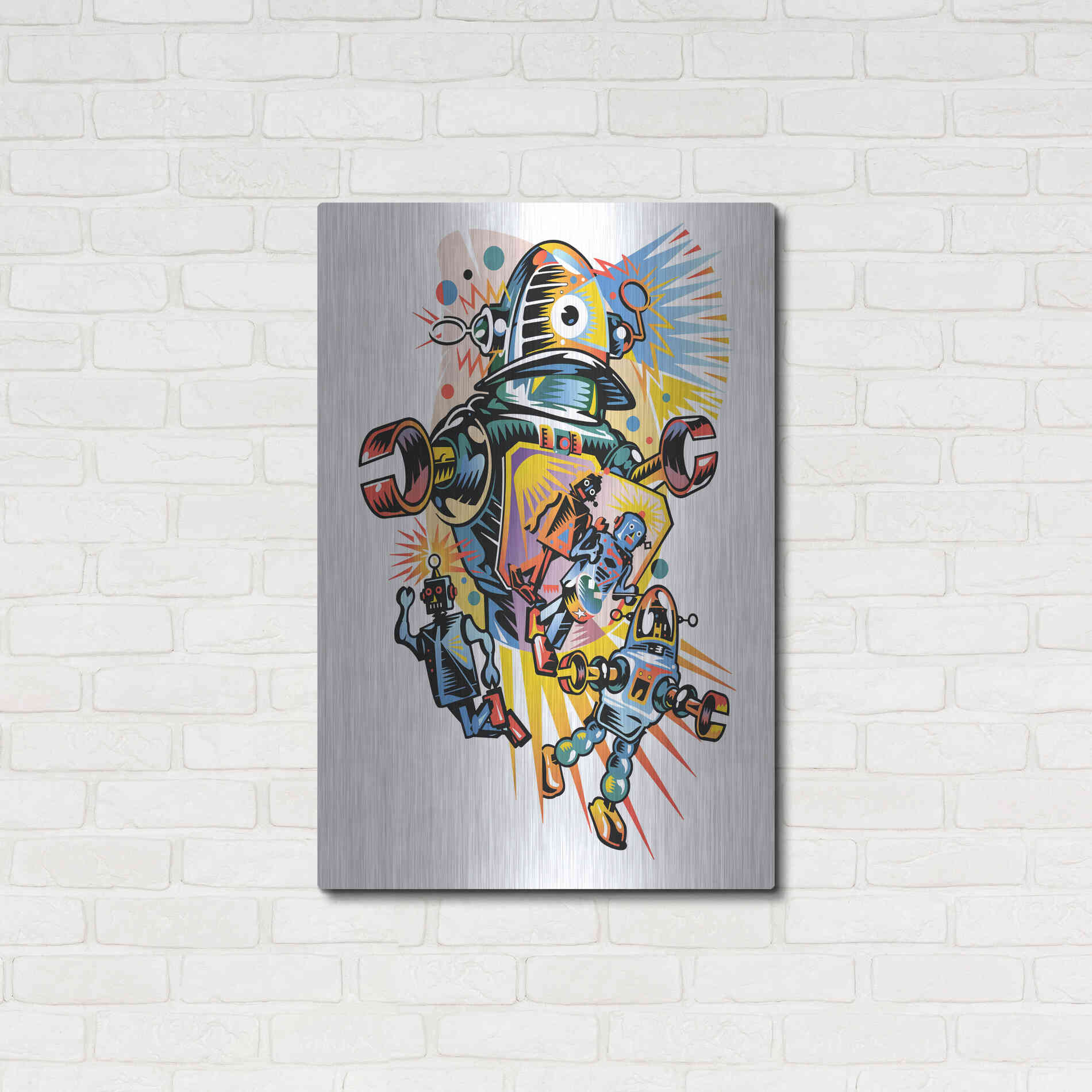 Luxe Metal Art 'Take Me To Your Client' by David Chestnutt, Metal Wall Art,24x36