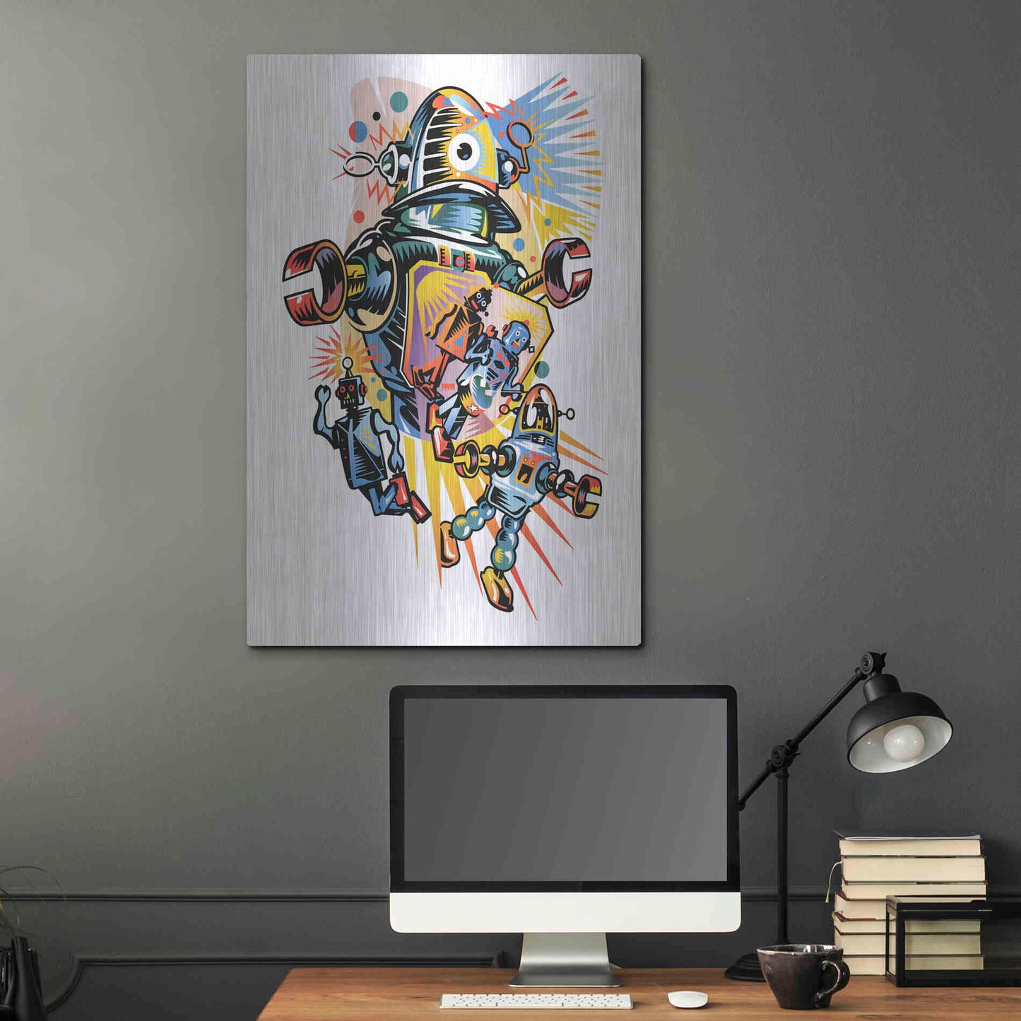 Luxe Metal Art 'Take Me To Your Client' by David Chestnutt, Metal Wall Art,24x36