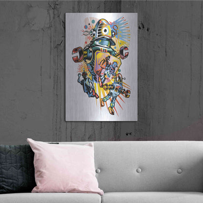 Luxe Metal Art 'Take Me To Your Client' by David Chestnutt, Metal Wall Art,24x36