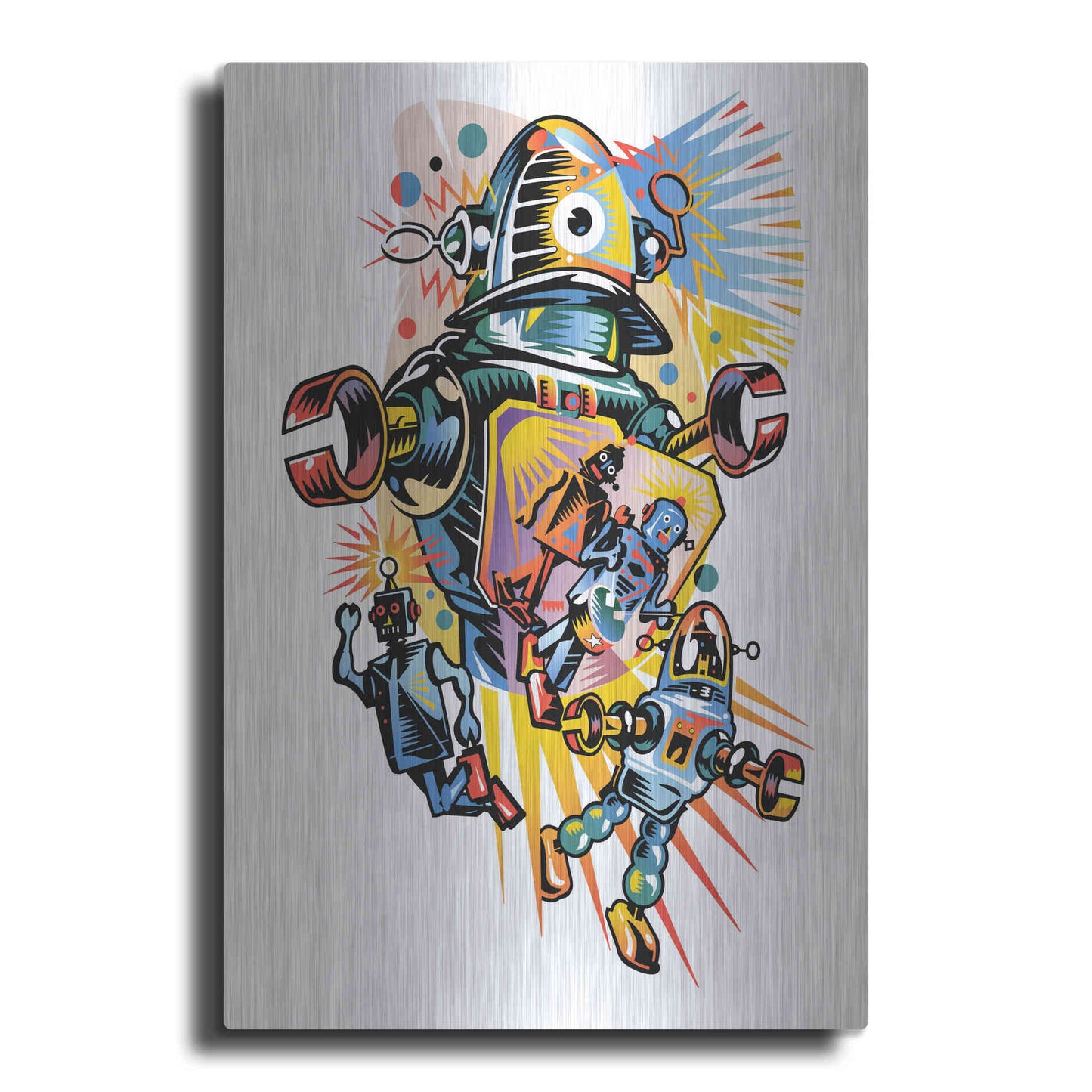 Luxe Metal Art 'Take Me To Your Client' by David Chestnutt, Metal Wall Art