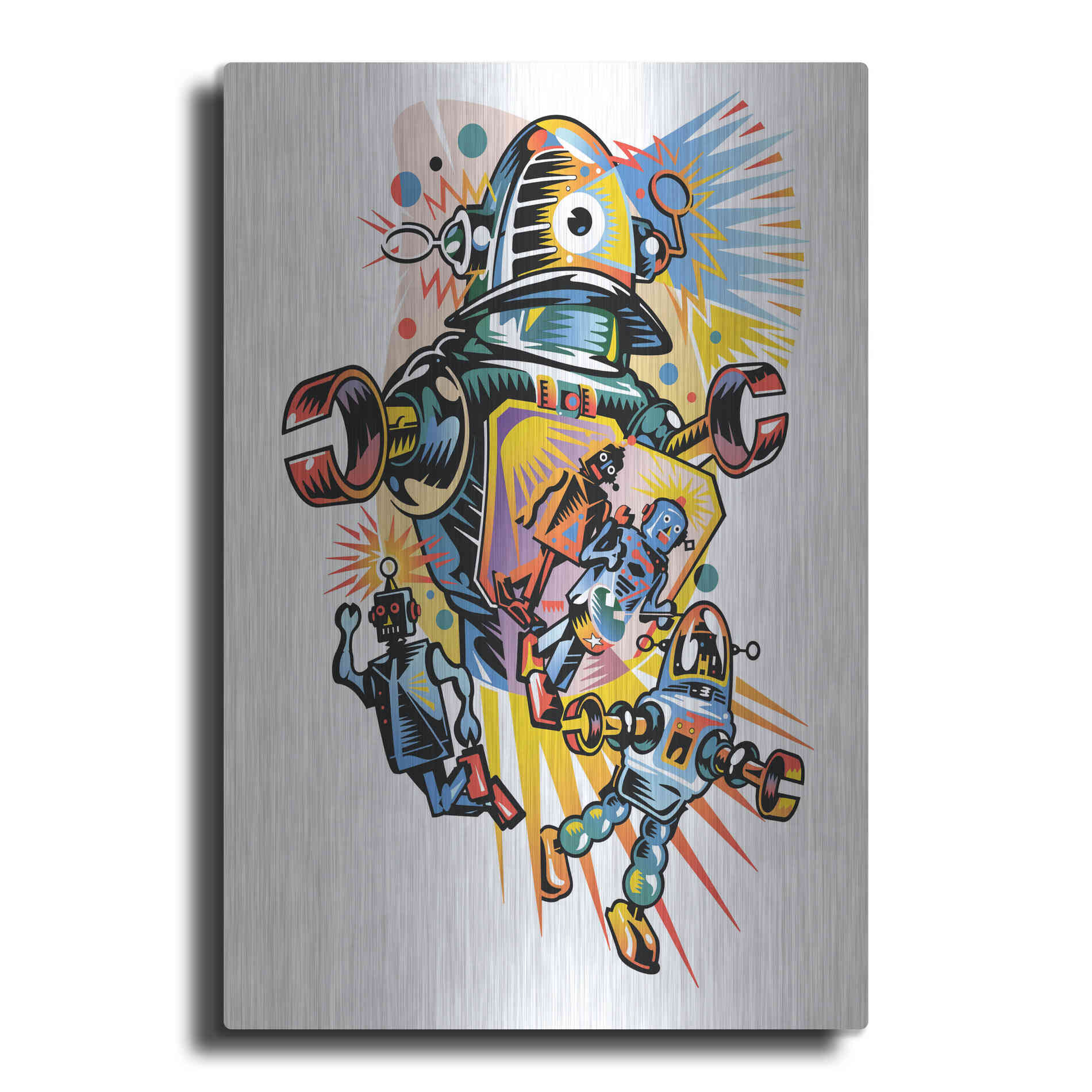 Luxe Metal Art 'Take Me To Your Client' by David Chestnutt, Metal Wall Art