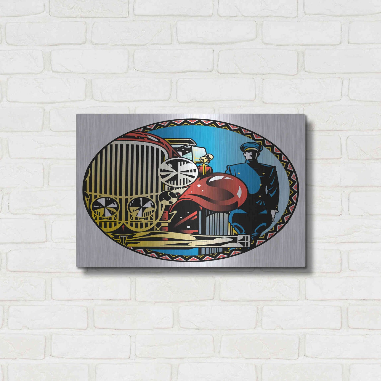 Luxe Metal Art 'Valet' by David Chestnutt, Metal Wall Art,24x16