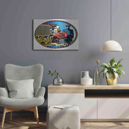 Luxe Metal Art 'Valet' by David Chestnutt, Metal Wall Art,24x16