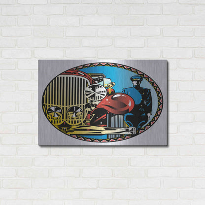 Luxe Metal Art 'Valet' by David Chestnutt, Metal Wall Art,36x24