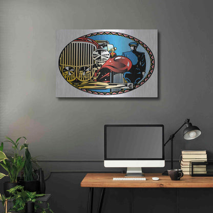 Luxe Metal Art 'Valet' by David Chestnutt, Metal Wall Art,36x24