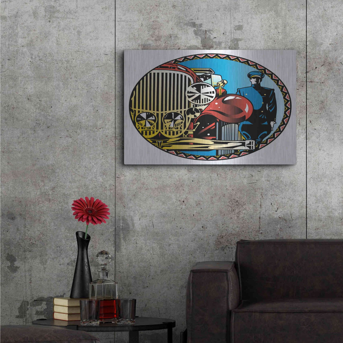 Luxe Metal Art 'Valet' by David Chestnutt, Metal Wall Art,36x24