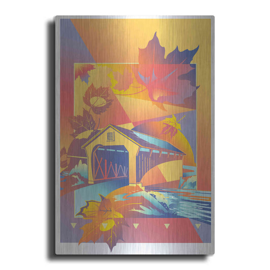 Luxe Metal Art 'Vermont' by David Chestnutt, Metal Wall Art