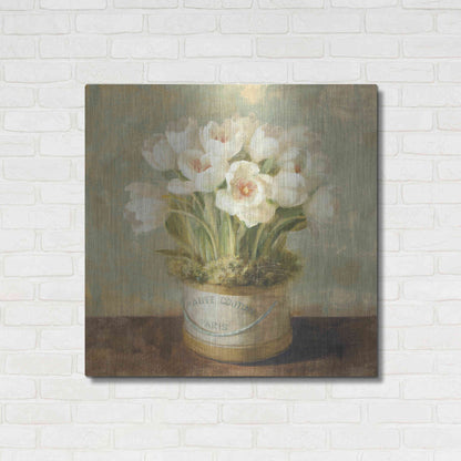 Luxe Metal Art 'Hatbox Tulips' by Danhui Nai, Metal Wall Art,36x36