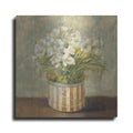 Luxe Metal Art 'Hatbox Freesia' by Danhui Nai, Metal Wall Art
