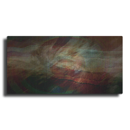 Luxe Metal Art 'Aurora Nebula 1' by David Manlove, Metal Wall Art