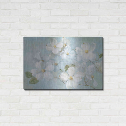 Luxe Metal Art 'Indiness Blossoms Light' by Danhui Nai, Metal Wall Art,36x24
