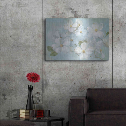 Luxe Metal Art 'Indiness Blossoms Light' by Danhui Nai, Metal Wall Art,36x24