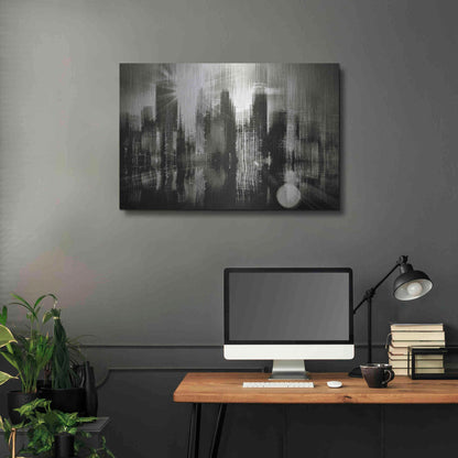 Luxe Metal Art 'Minneapolis Apocalypse' by David Manlove, Metal Wall Art,36x24