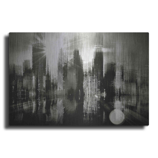 Luxe Metal Art 'Minneapolis Apocalypse' by David Manlove, Metal Wall Art