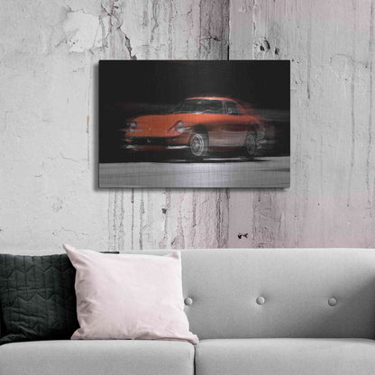 Luxe Metal Art 'Ferrari 275 GTB' by David Manlove, Metal Wall Art,36x24