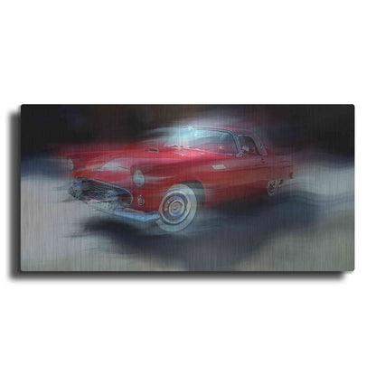 Luxe Metal Art 'Red Thunderbird' by David Manlove, Metal Wall Art