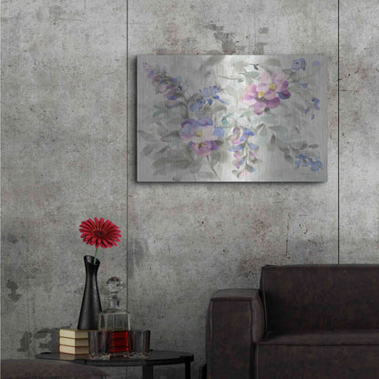 Luxe Metal Art 'Garden Dreams' by Danhui Nai, Metal Wall Art,36x24