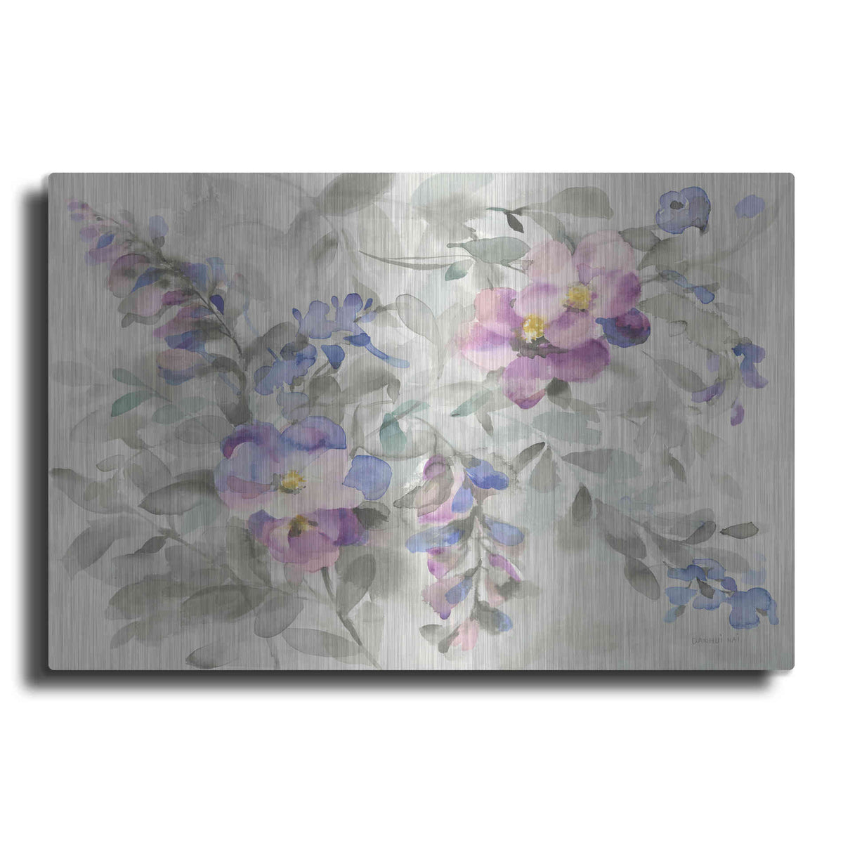 Luxe Metal Art 'Garden Dreams' by Danhui Nai, Metal Wall Art