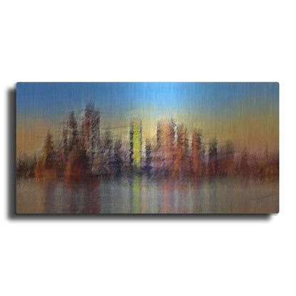 Luxe Metal Art 'Sydney' by David Manlove, Metal Wall Art