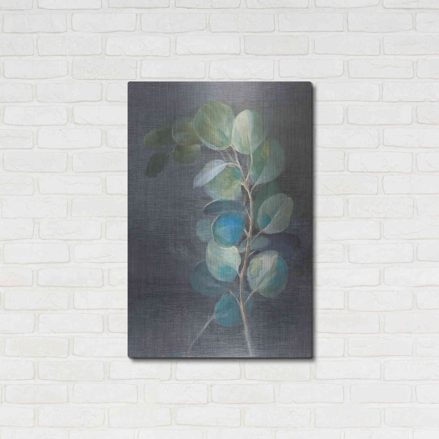 Luxe Metal Art 'Fresh II' by Danhui Nai, Metal Wall Art,24x36