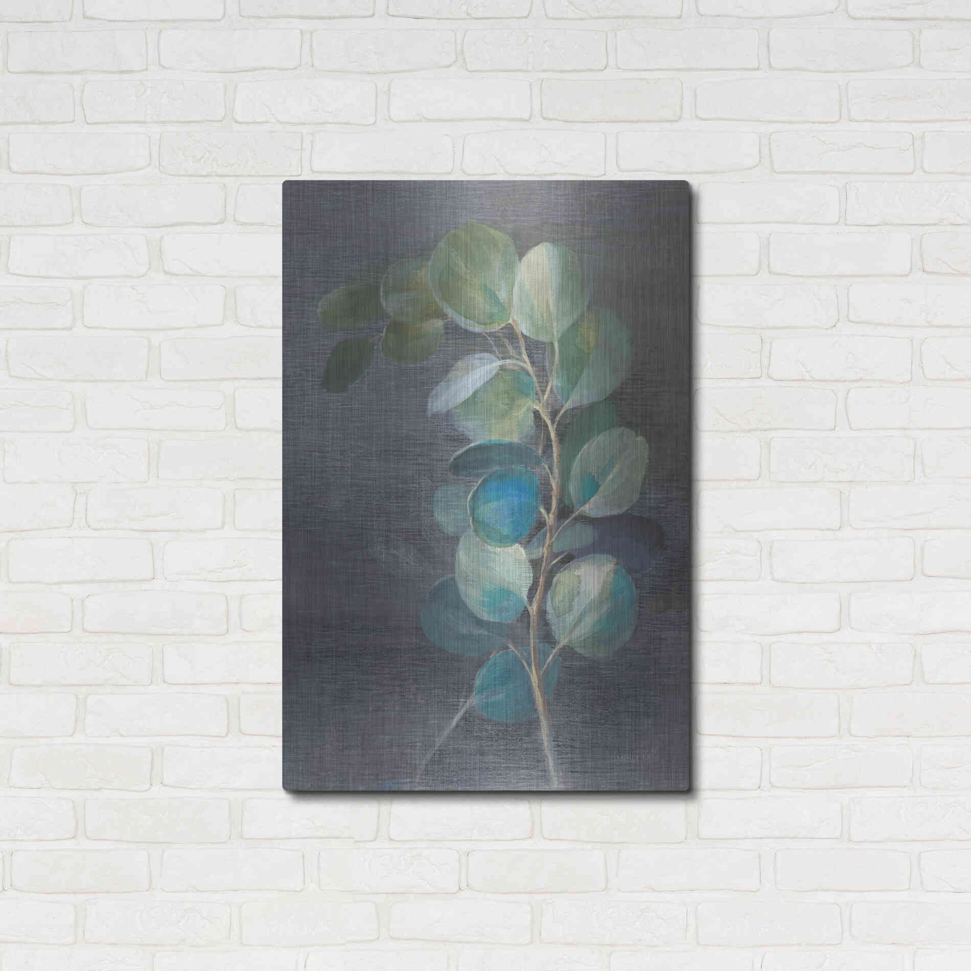 Luxe Metal Art 'Fresh II' by Danhui Nai, Metal Wall Art,24x36