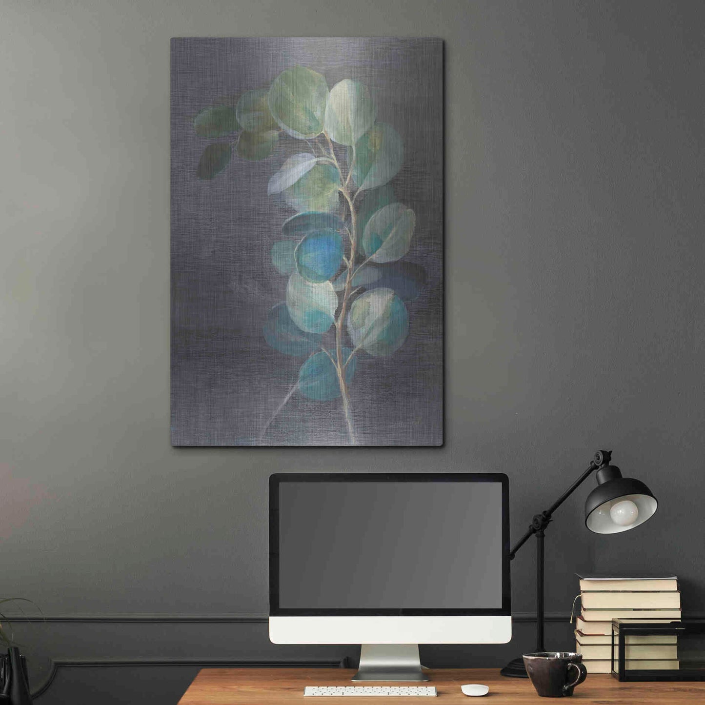 Luxe Metal Art 'Fresh II' by Danhui Nai, Metal Wall Art,24x36