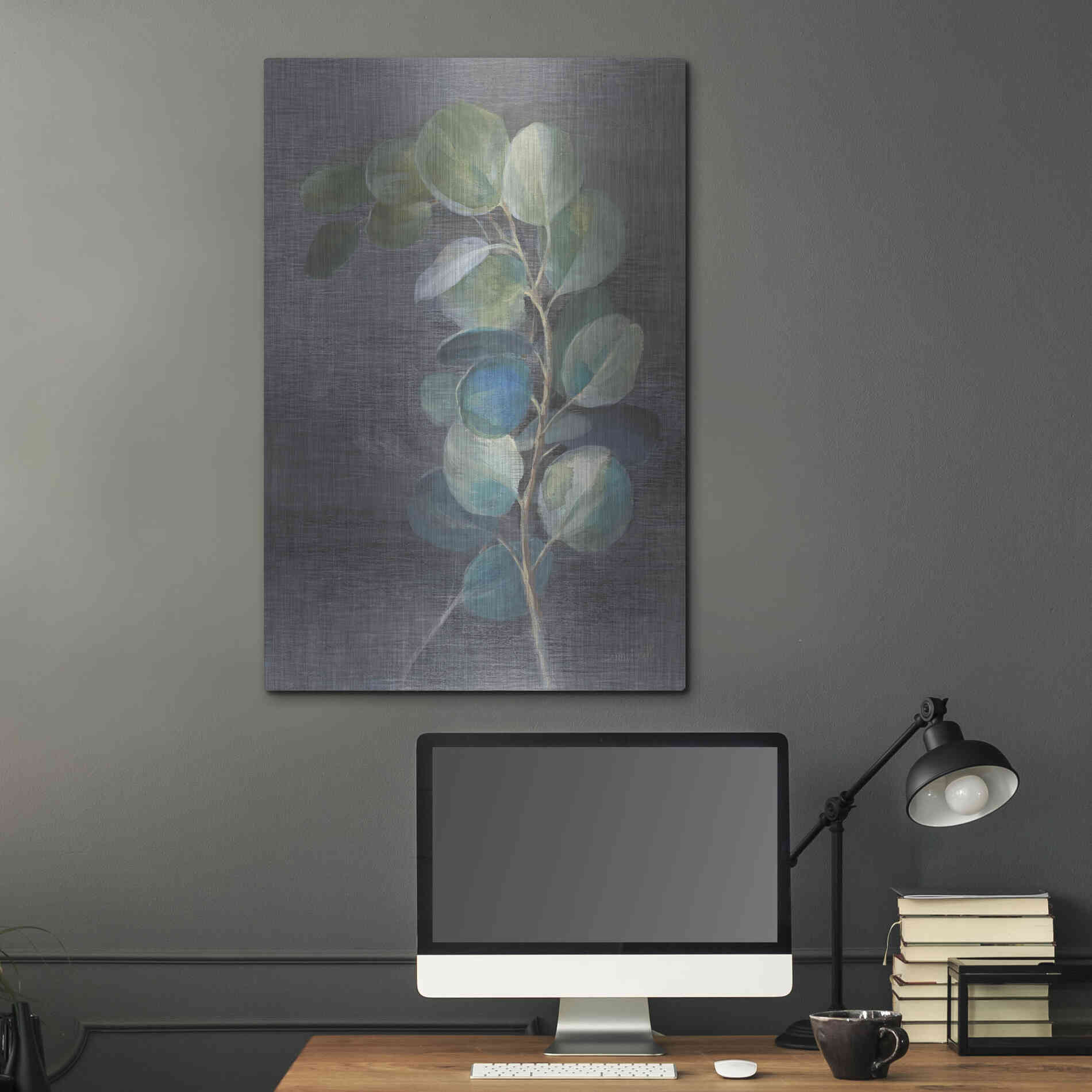 Luxe Metal Art 'Fresh II' by Danhui Nai, Metal Wall Art,24x36