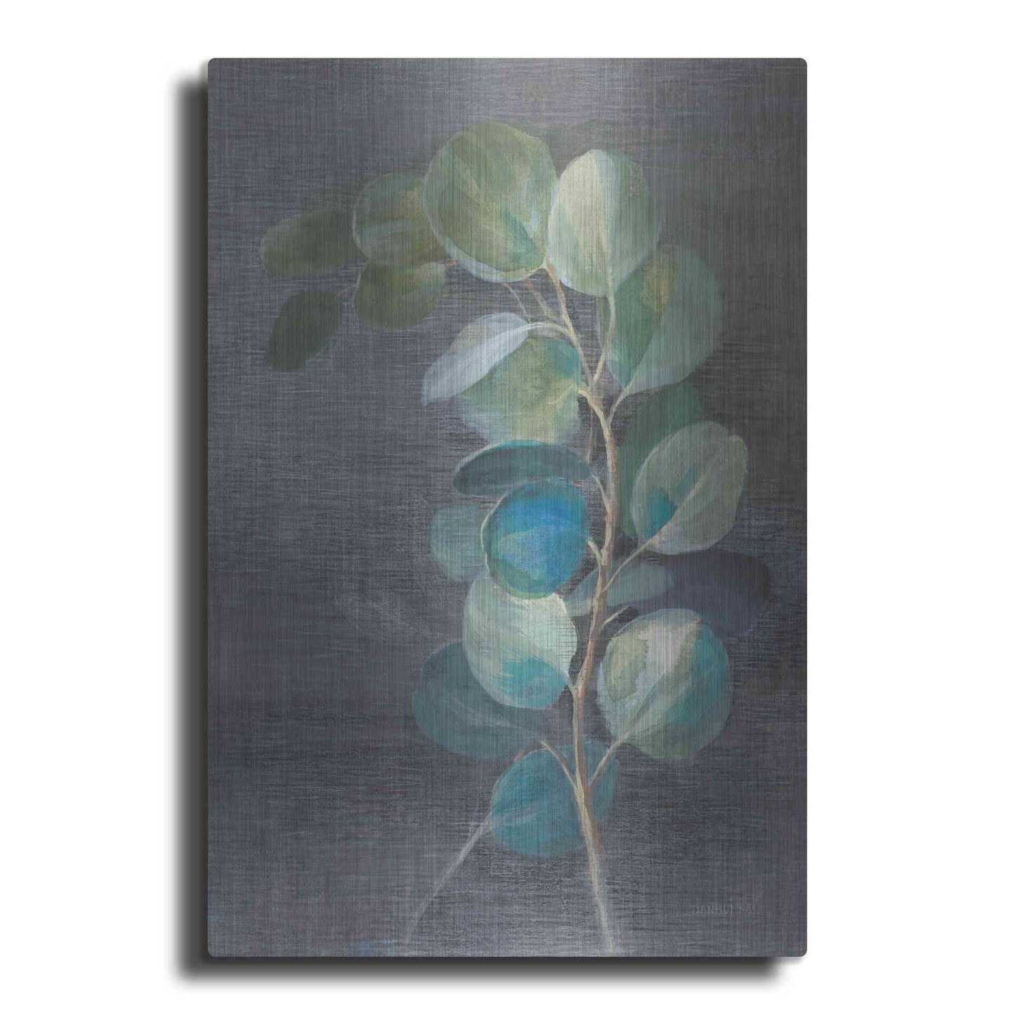 Luxe Metal Art 'Fresh II' by Danhui Nai, Metal Wall Art