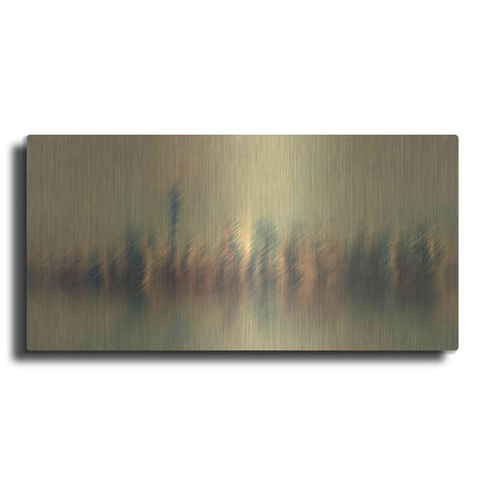 Luxe Metal Art 'New York Mist' by David Manlove, Metal Wall Art