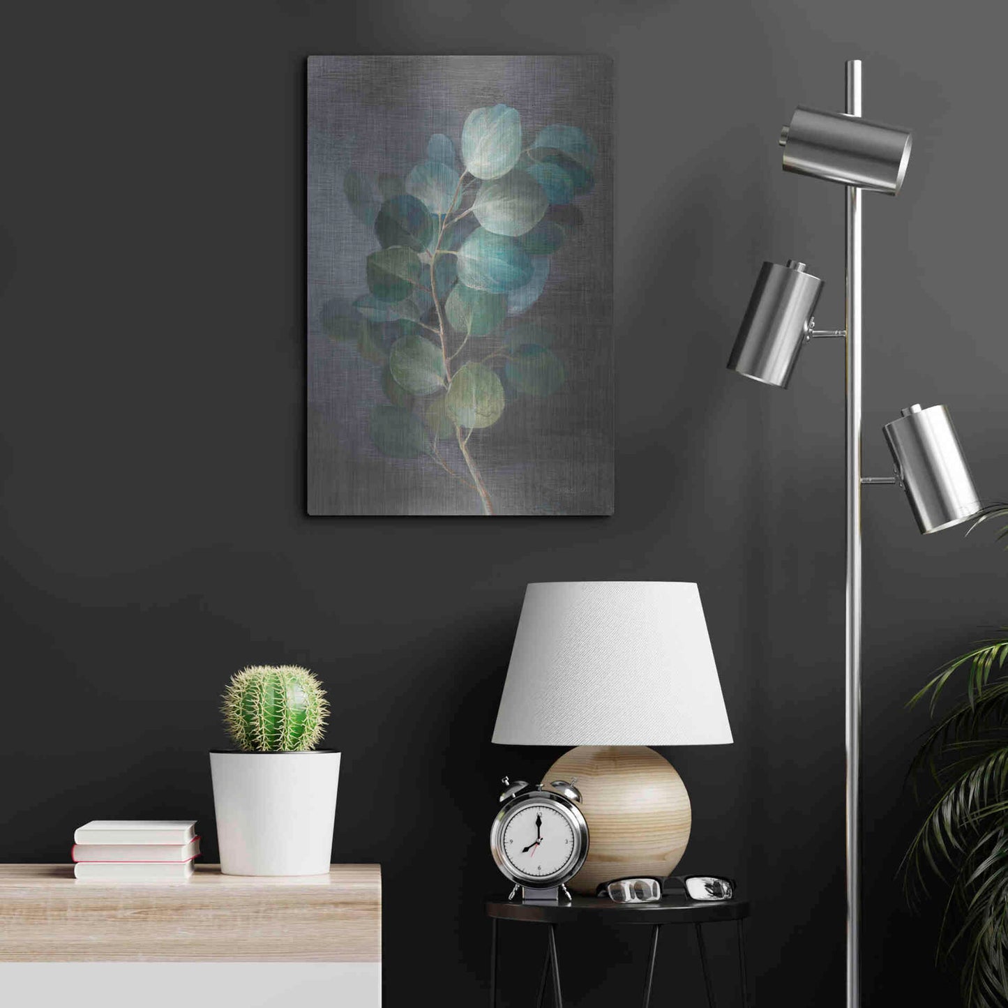 Luxe Metal Art 'Fresh I' by Danhui Nai, Metal Wall Art,16x24