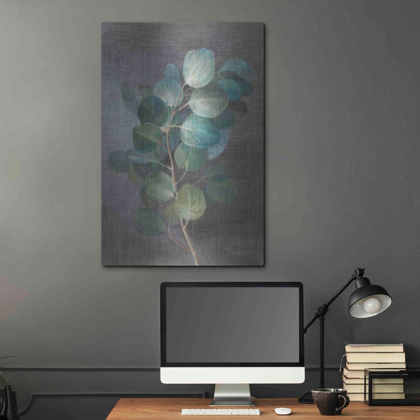 Luxe Metal Art 'Fresh I' by Danhui Nai, Metal Wall Art,12x16