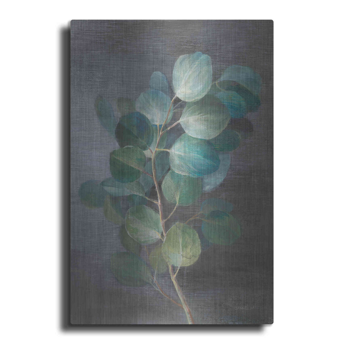 Luxe Metal Art 'Fresh I' by Danhui Nai, Metal Wall Art