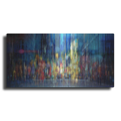 Luxe Metal Art 'A Blur of Memories' by David Manlove, Metal Wall Art